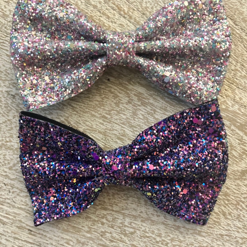 Two Glitter Bows